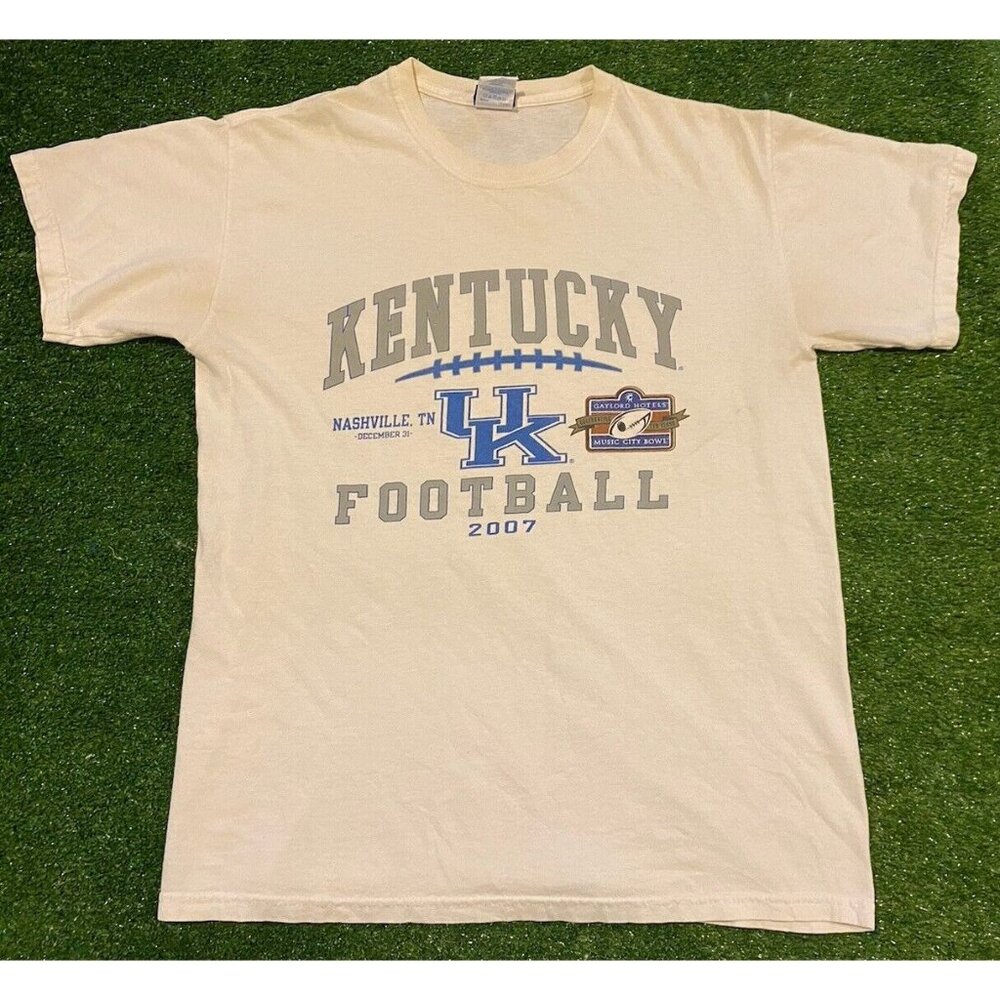 Vintage Kentucky Wildcats shirt mens medium white football Y2K UK unisex 7